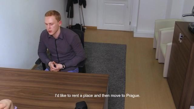 Bigstr - Young Ginger Takes Raw Cock in Job Interview - 1