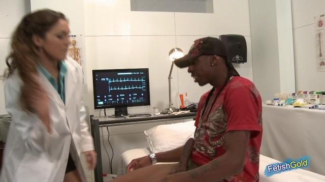 Horny Sexy Female Doctor Gets her Pussy Screwed by Muscular Black Guy at Hospital Denmark - 2