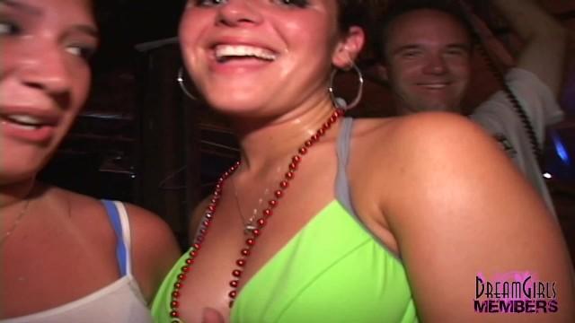 Bikini Clad Coeds Show Tits Ass & Pussy at Wild Foam Party - 2