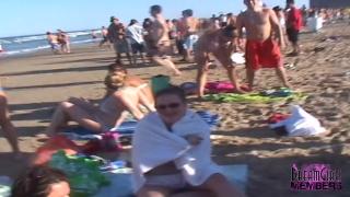 Vadia Home Video of Daytime Beach Party on Spring Break Brasileira