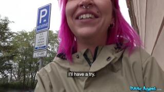 People Having Sex Public Agent - Hot Pink Hair Alex Bee Loves it when you Cum on her Mouth SnBabes