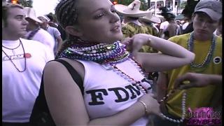 Delicia Huge Tits and Fresh Pussy at Naked Street Parties 18Comix