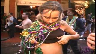 Throatfuck Huge Tits and Fresh Pussy at Naked Street Parties Spank