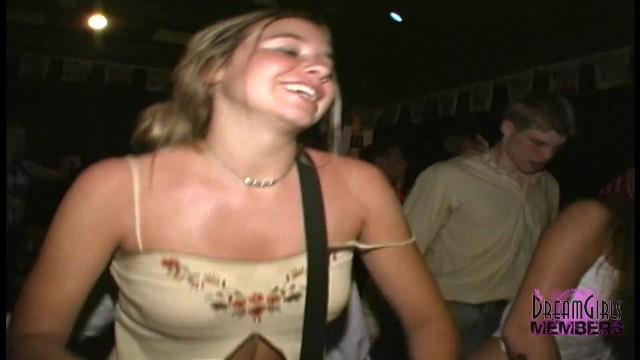Promo Models Show their Big Tits at Spring Break Party - 2