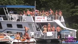 Pure 18 Sexy Girls Dance & Shake in Tiny Bikinis in the Ozarks Riding Cock