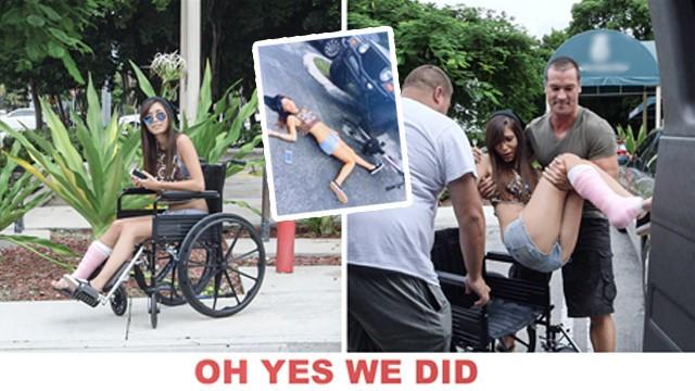 BANGBROS - Young Kimberly Costa got Hit by a Car, so we Gave her some Dick to Feel better - 1