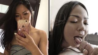 Gorda Petite Asian Slut for Gets Big Sausage with her Breakfast Bbw