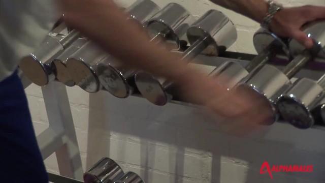 Muscle-bound Gym Sex!! - out at the Gym - 1