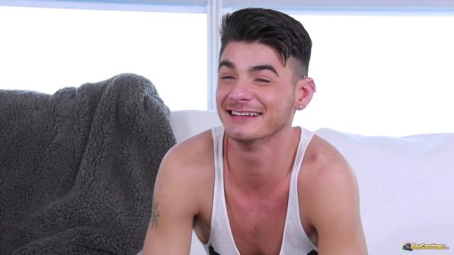 Blowjob Contest Twink Gets Drilled by Daddy Casting Agent until he Cums Wankz - 1