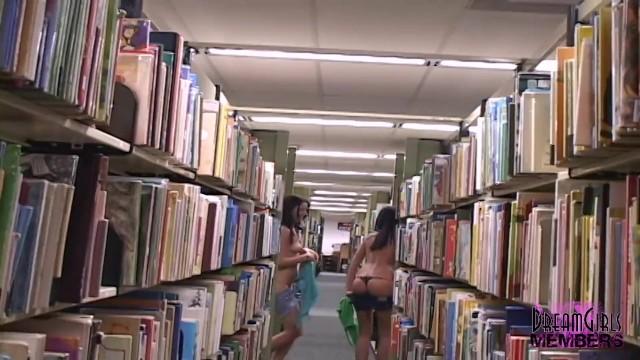 Shhhh! we're getting Naked in a College Library! - 1