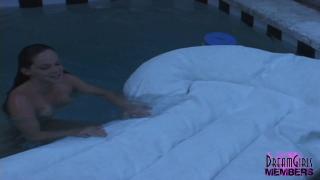 Usa Home Video of these two Chicks Naked in my Hot Tub Step Brother