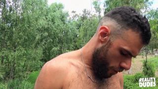 Tgirls Reality Dudes - Hairy Men get Horny & Fucked Hard in the Ass Outdoors Domination