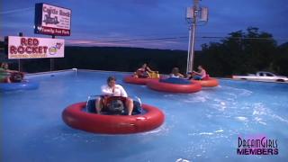 Amateur Cumshots Flashing Topless Water Bumper Cars in the Ozarks Sislovesme