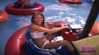 Juicy Flashing Topless Water Bumper Cars in the Ozarks 21Naturals