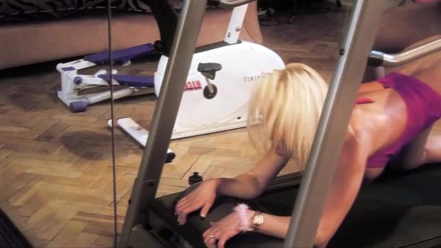 Sofa Hot Blonde Tight Pussy Escort Seduces Asian Businessman and Drains his Balls Empty in Fitness Room Women Sucking Dicks - 1