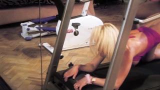 FloozyTube Hot Blonde Tight Pussy Escort Seduces Asian Businessman and Drains his Balls Empty in Fitness Room Teenage Girl Porn