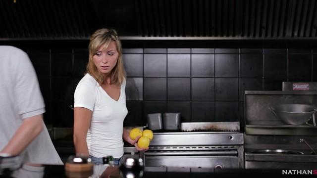 Dildo Fucking Hot Russian Kitchen Aid Alyss Gap's Butt Filled with Veggies & Destroyed by in Scott's Big Fat Cock Cunt - 2