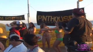 Harcore Innocent Bikini Contest becomes Wild Strip off Part 1 Arab