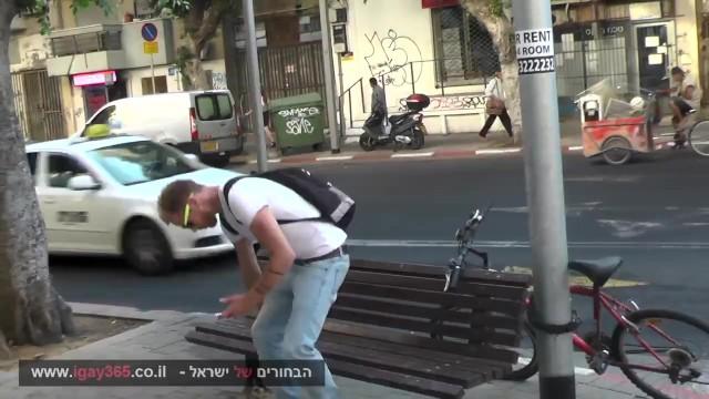 An Israeli with a Big White Cock Fucks a Man in Tel Aviv - 1
