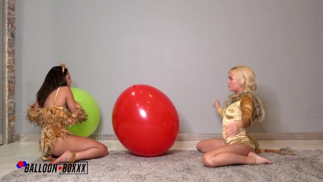 Gay Pov Tiger King Cat Sluts Play with XL Balloons - Balloon Boxxx Ex Girlfriend - 2