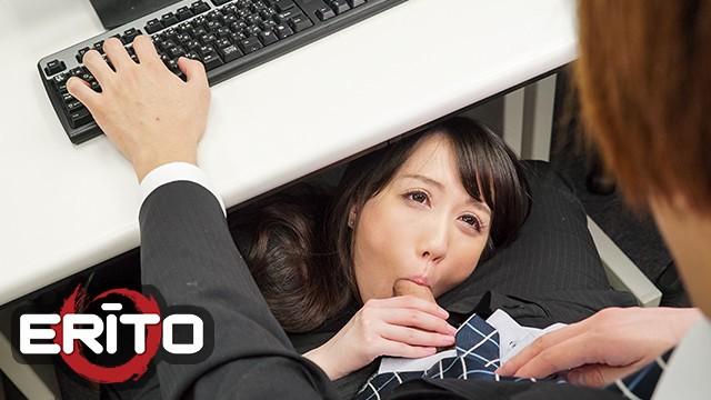 Erito - Asian Babe getting her Pussy Pounded in the Office by her Colleague - 1