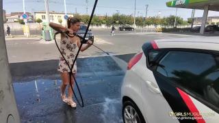 HD21 Skinny Babe Gina Gerson Fucked after Car Wash Argenta