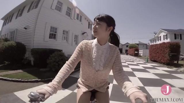 Hugetits Pretty Asian Babe Gets Filmed Upskirt while Riding Bicycle HottyStop - 2