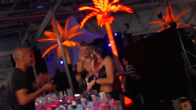 Nutaku Horny Sexy Lesbians Masturbate Pussies with Sex Toys after Party Fake - 1