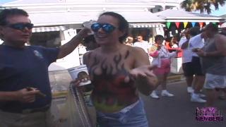 MadThumbs Great Daytime Flashing at Key West Halloween Party Fuck Me Hard