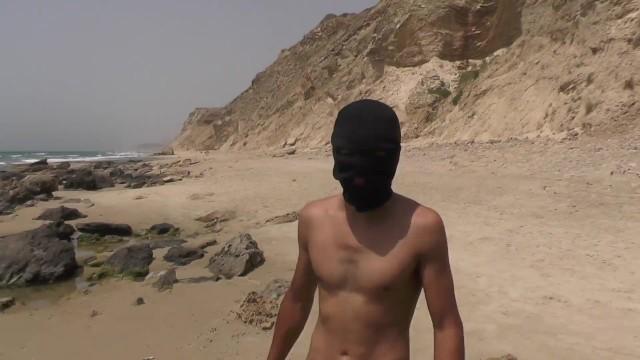 Arab Sucks for an Israeli Man on the Beach in Tel Aviv - 1