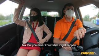 Tgirl Fake Driving School - Sexy Lady Dee Seduces her Car Instructor Kristof Cale for her License Bang Bros