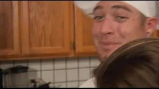 Pure18 Chef Fucks Busty Hot MILF in her Tight Holes in the Kitchen Amateurs
