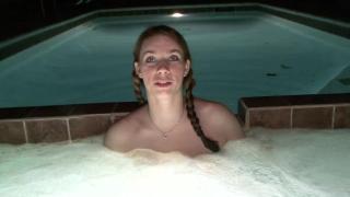 Teen Hardcore BIG TIT TEEN MASTURBATES IN THE HOTTUB Monster Dick