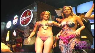 Mas Tits Pussy & Body Paint in Wild new Orleans Contest #3 PlayVid