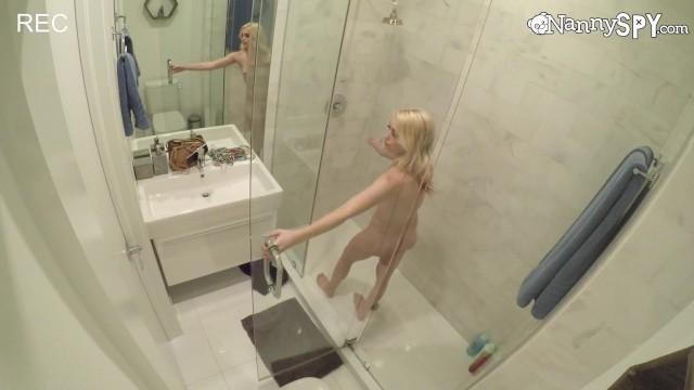 Blonde Teen Babysitter Anastasia Knight Gets Caught Sneaking out on new Years - 2