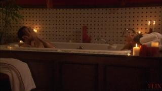 China Fucking HALEY PAIGE's Pussy in the Bath Tub Toon Party