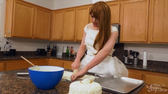 Trans Angels - Sexy Trans Erica Cherry Literally Gets Dirty in the Kitchen - 1