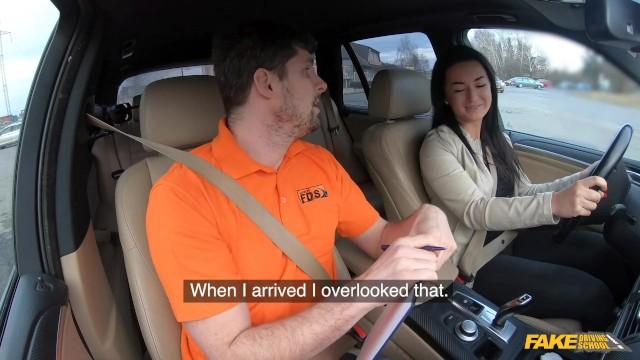 Fake Driving School - Brunette Zuzu Sweet Gets Fucked from her Car Driver Teacher - 2