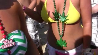 Lips Dance Party on the Beach with Lots of Hotties in Bikinis Tribute