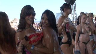 Qwebec Hot Body Covered with Whipped Cream in College Wild Party AllBoner