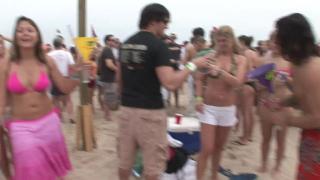 Pussy Lick Beach Party Day with Bikini Girls Gay Brokenboys