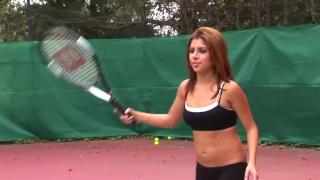 Family Roleplay Two Young Ladies Tennis Match Turns into a Threesome Teenpussy