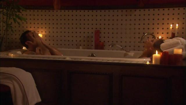 Romantic Sex in the Bathtub with Footfetish - 2