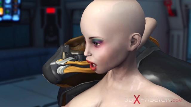 Alien Sex at the Mars Base Camp! a Horny Woman Gets the Anal Fucking - 2