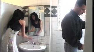 Free Petite Porn Hot Brunette Teacher having Sex with the School Principal in the School Toilet Arabe