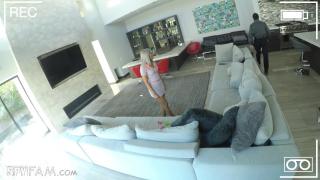 Strip Naughty Stepdaughter Allie Nicole Gets Caught...