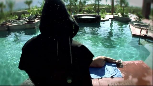 Ah-Me Screwing Slut with Big Fake Tits and Big Ass by the Pool NSFW