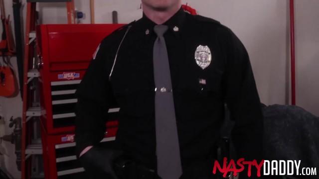 NASTYDADDY Police Officer Jack Reed Masturbates Dick Solo - 1