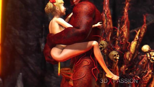 Famosa Devil Fucks Hard a  sexy in Hell Face Fucking