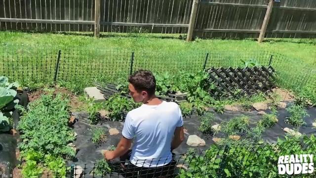 Reality Dudes - Bruno Cartella Works on his Veggie Patch when Ty Shine comes & Collects a Cucumber - 1